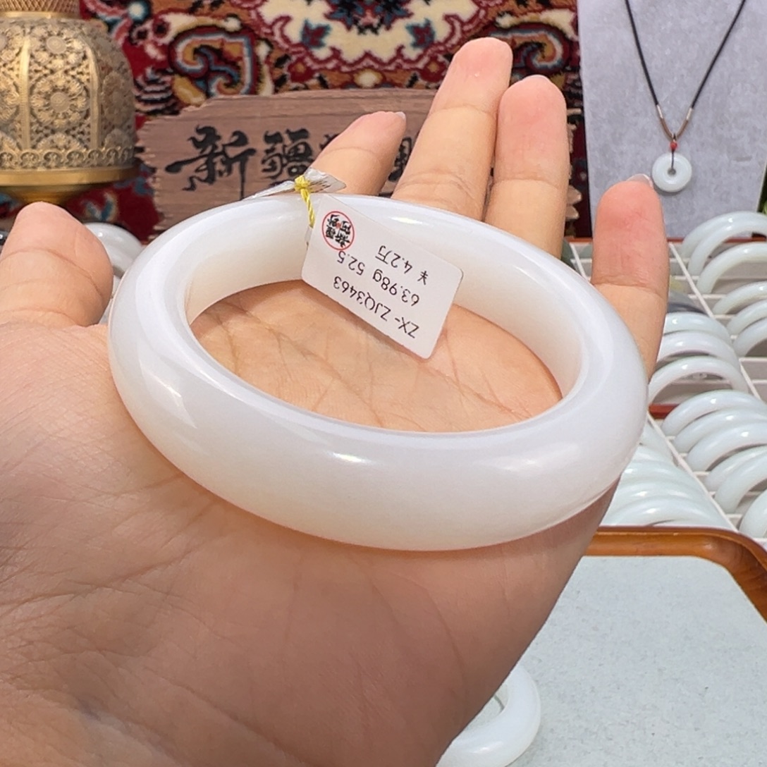 和田玉未镶嵌手镯新疆和田玉