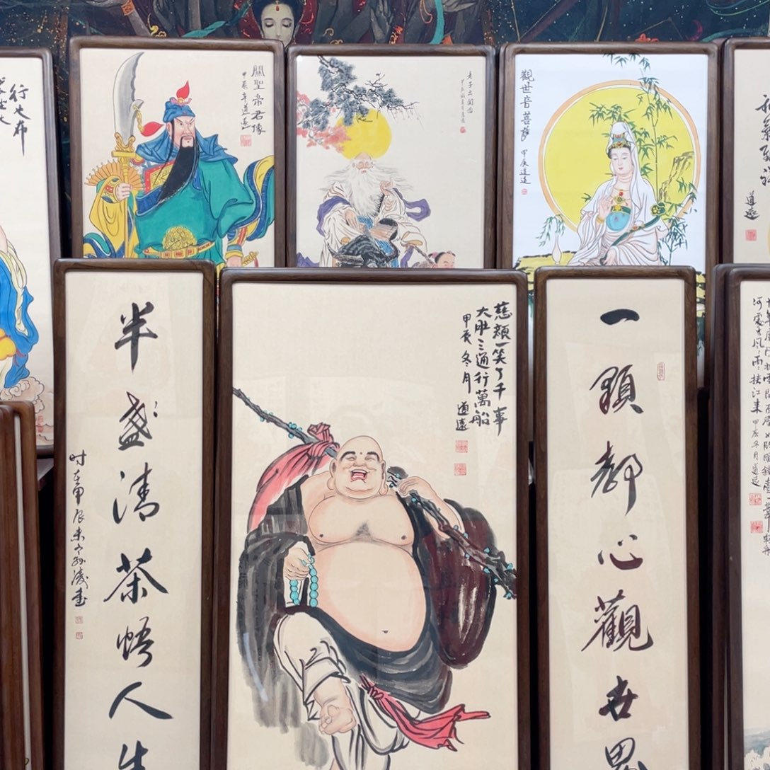 国画汉***义阿冲手绘钟馗