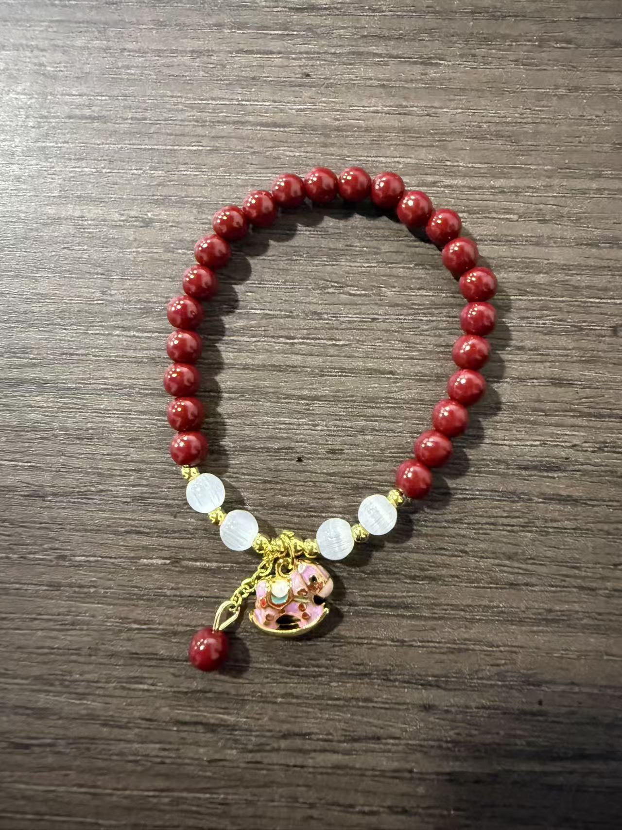 含辰砂工艺品A23  精选手串(无礼盒）