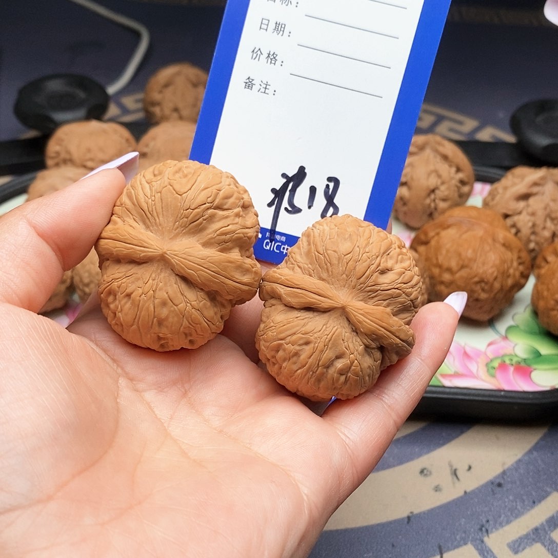 【闪购商品】文玩核桃把件风**淡文玩核桃把件18