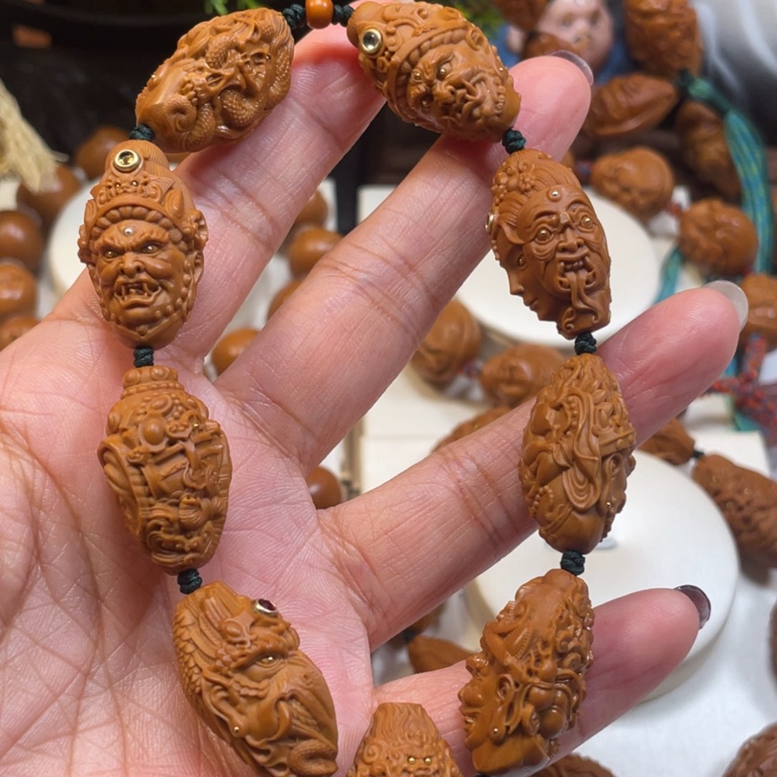 橄榄核手串/手链五色财神橄榄核手串