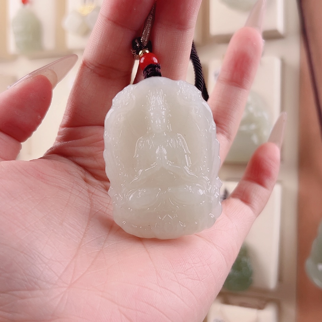 和田玉吊坠(不含链)未镶嵌小****图