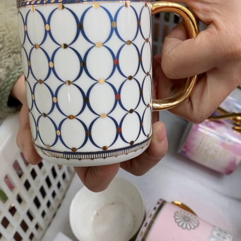 【闪购商品】钛合金蓝色马克杯1个