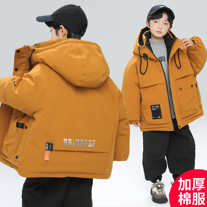 男童冬款棉服新款休闲中大童洋气外套潮DF089