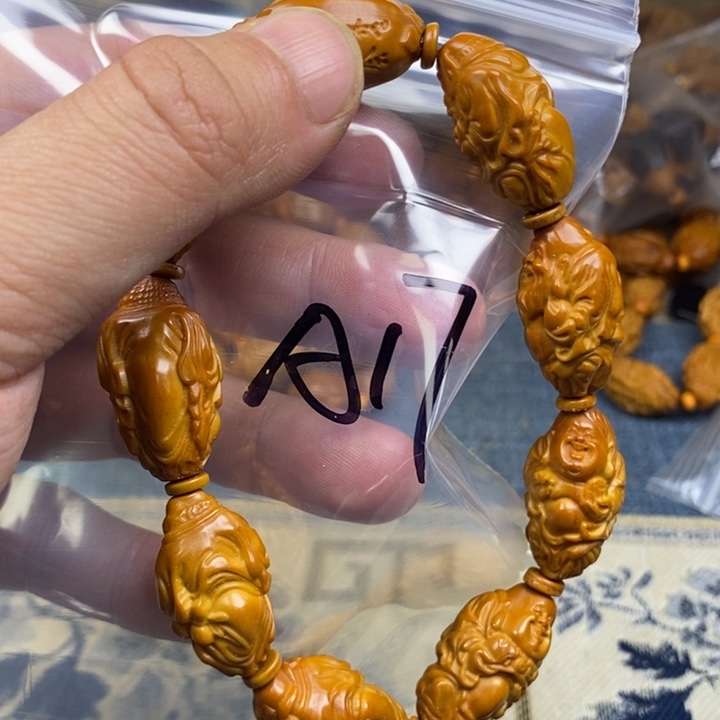 橄榄核手串/手链橄榄核雕工艺手串