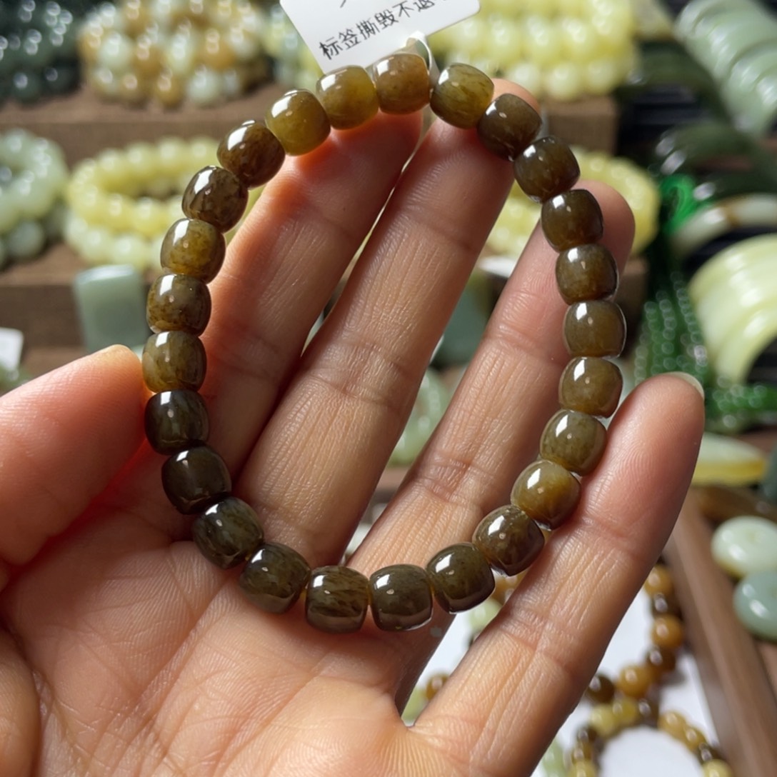 和田玉手链未镶嵌