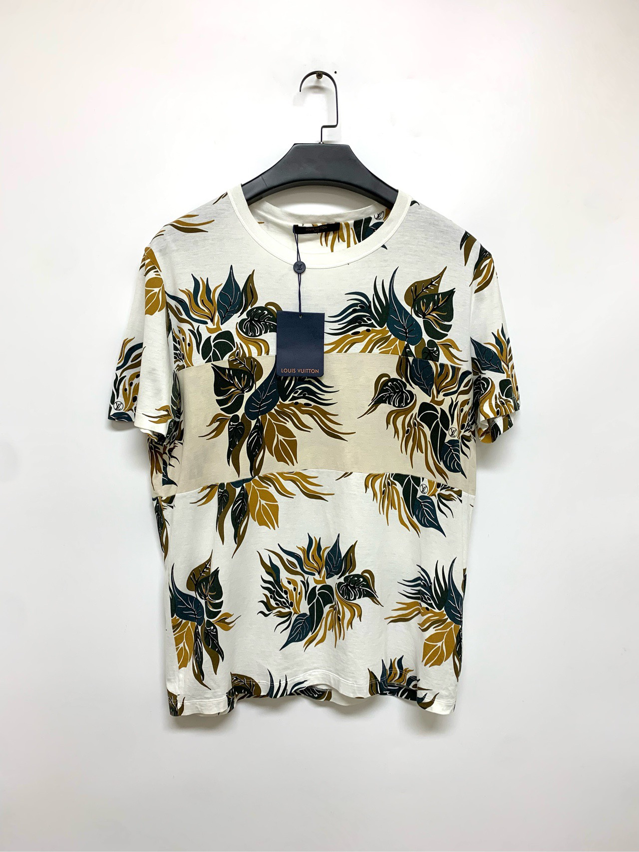 99新 LouisVuitton/路易威登 花卉短袖/M码/领标丢失/Y4969