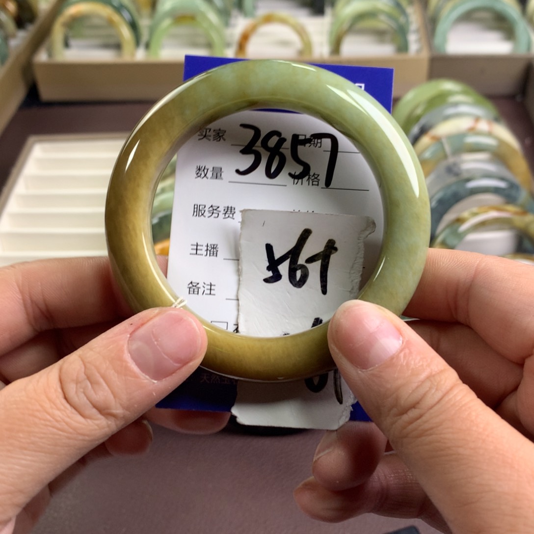 蛇纹石玉未镶嵌手镯3857