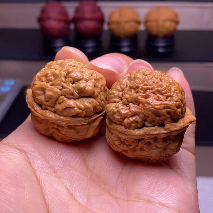 把件文玩核桃凤眼舍利40