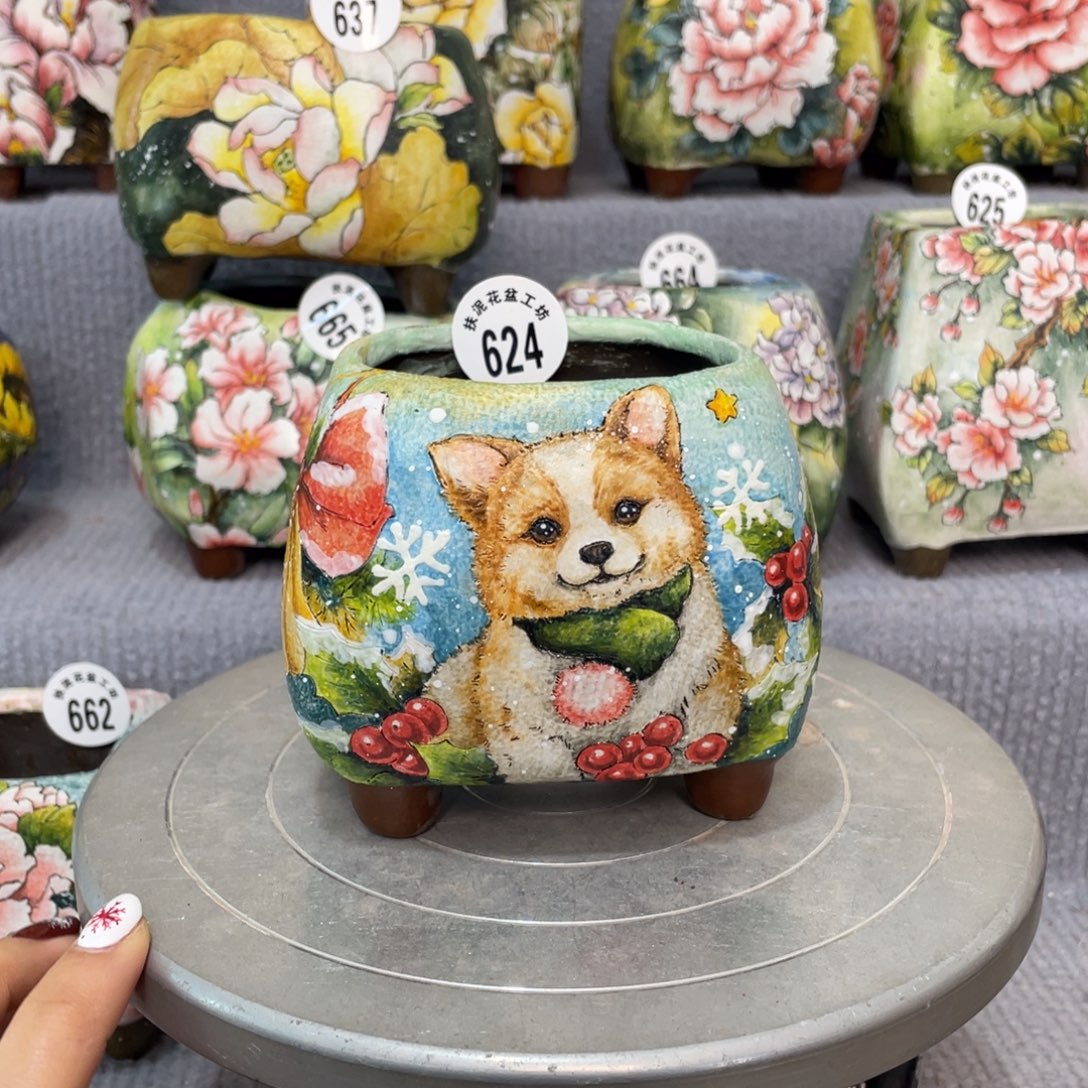 扶泥       口7/5.5 高9.5 