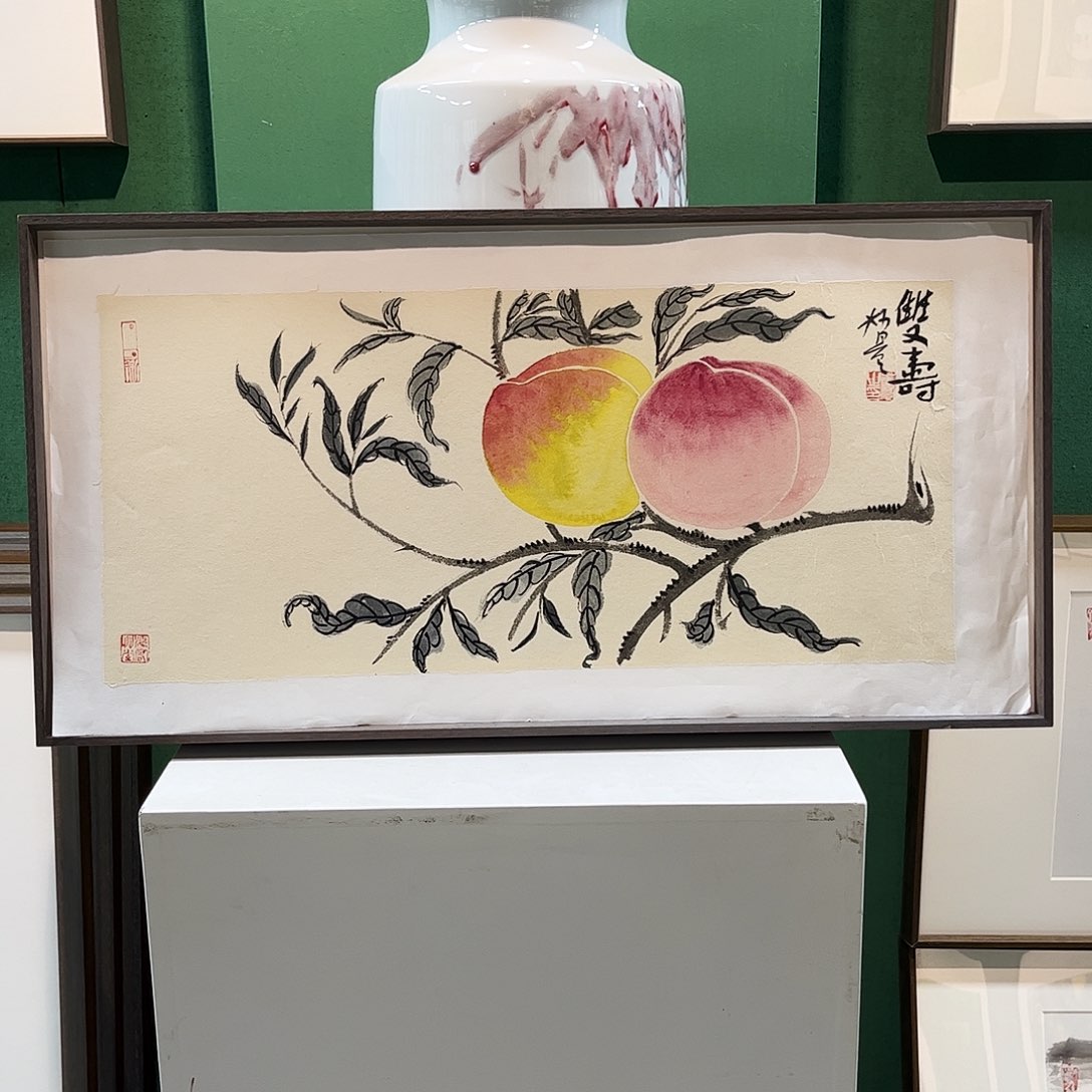 国画董亮带框精装裱福利