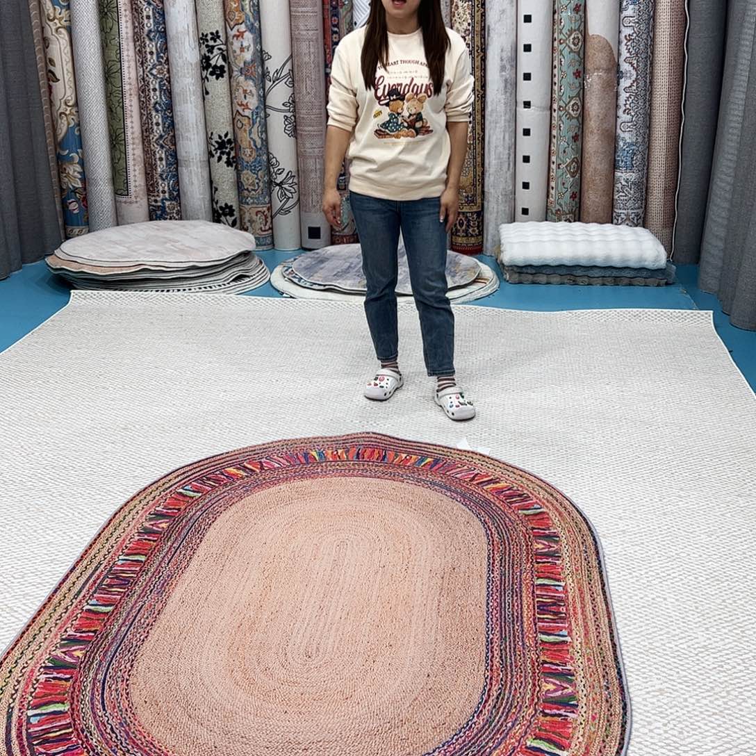 混纺140×200尺寸误差±1-3cm棉布底亚麻编织微瑕特价