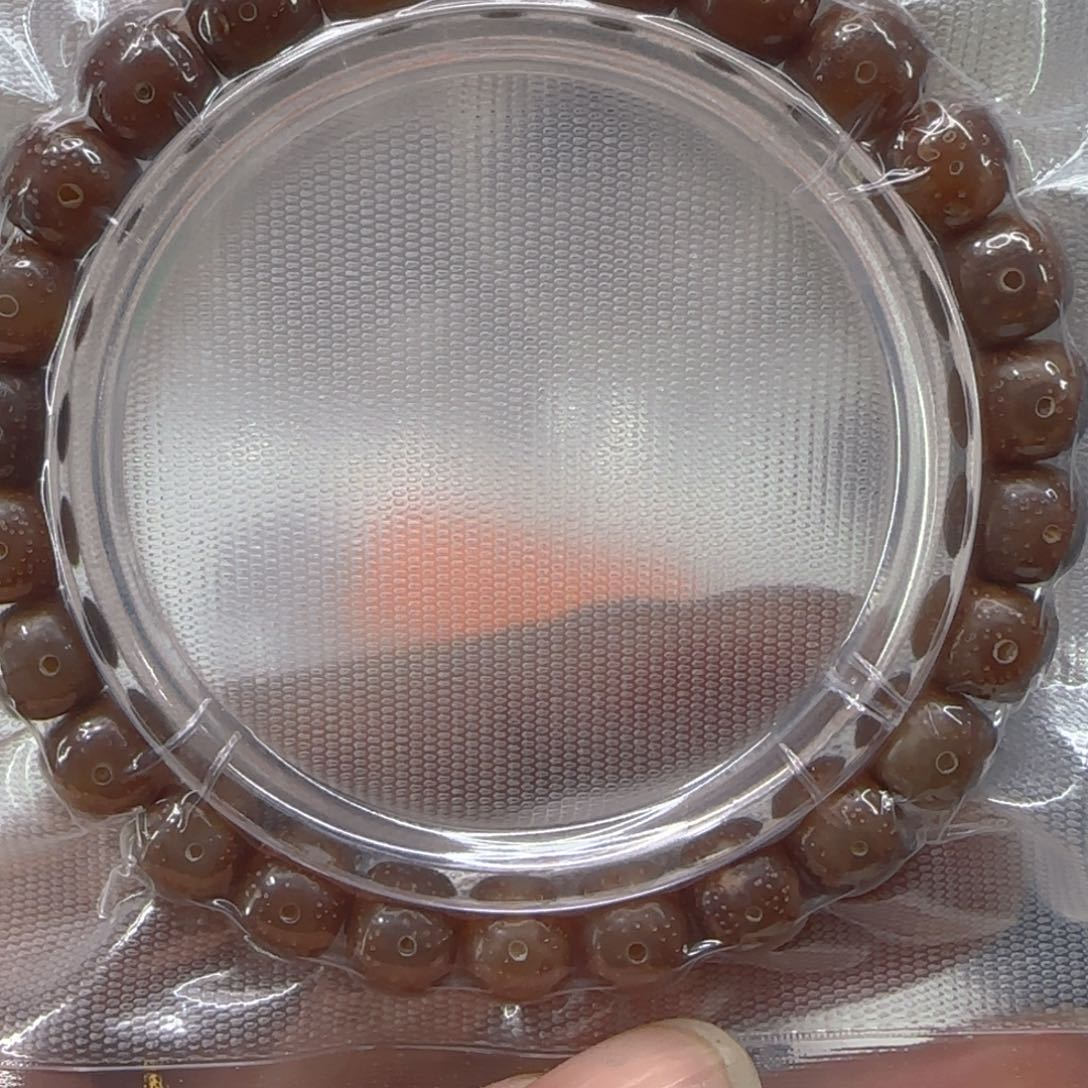 星月菩提手串112殿堂粉冰星月菩提98桶单圈