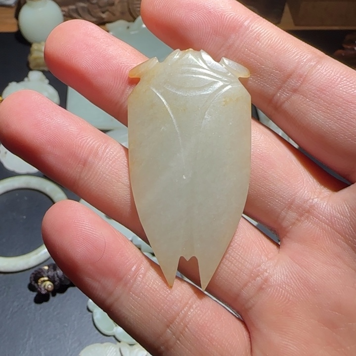 阿***呀和田玉未镶嵌挂件