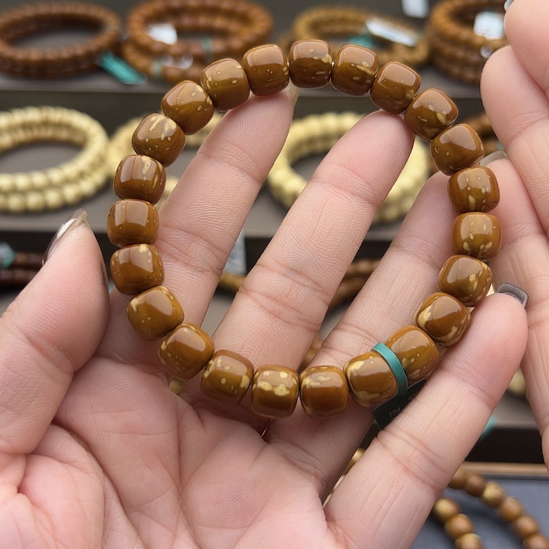 手串紫金鼠唔*10➕实心老邢微花