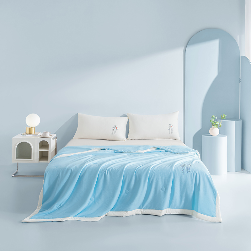 光点7A大豆夏凉被空调被夏天被子双人夏被薄款可水洗