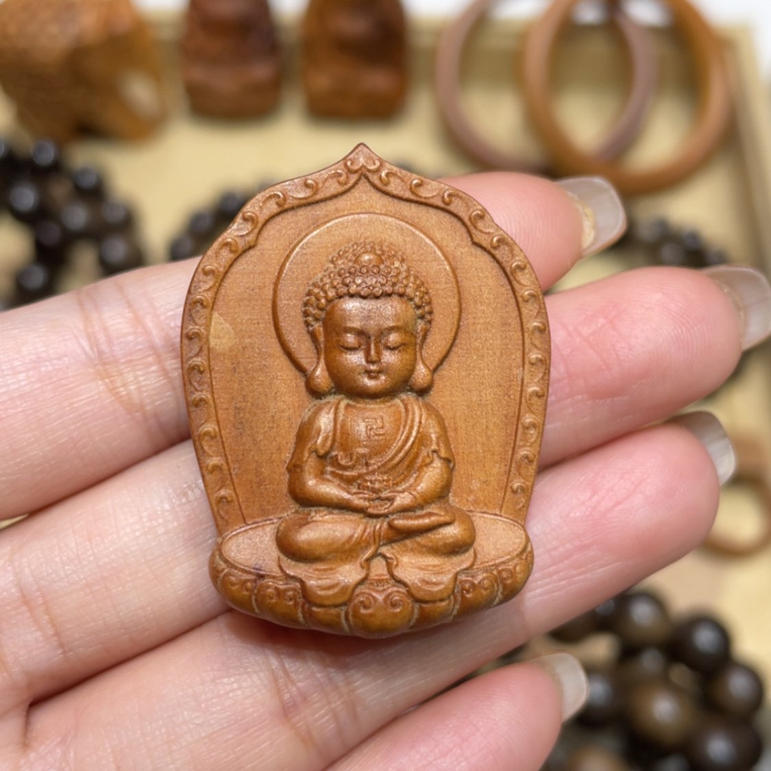 【闪购商品】檀香木吊坠小吊坠