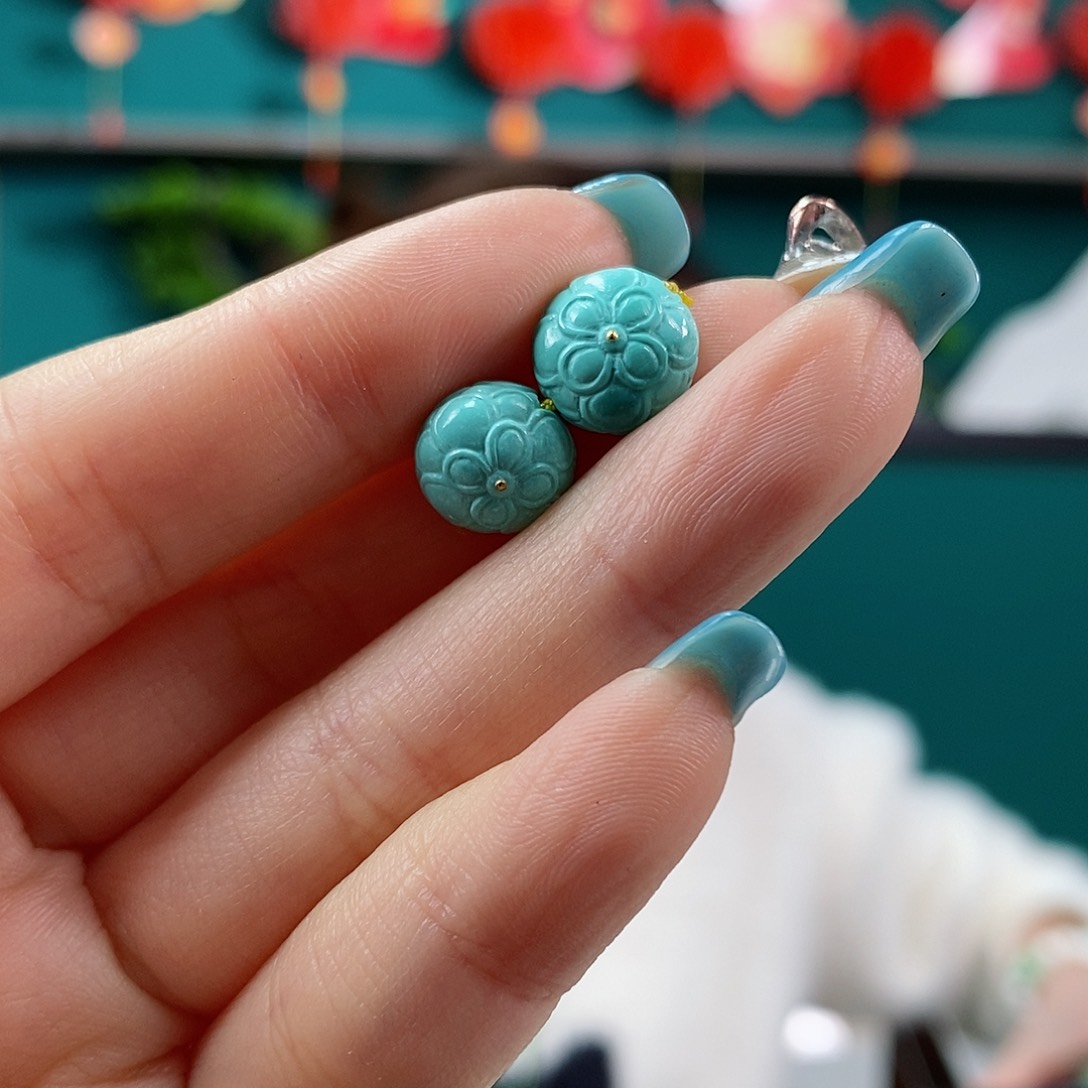 绿松石珠宝奇石未镶嵌