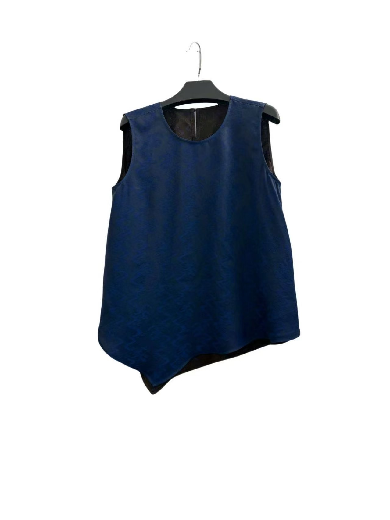 桑蚕丝香云纱碧纹刮染工艺双穿上衣