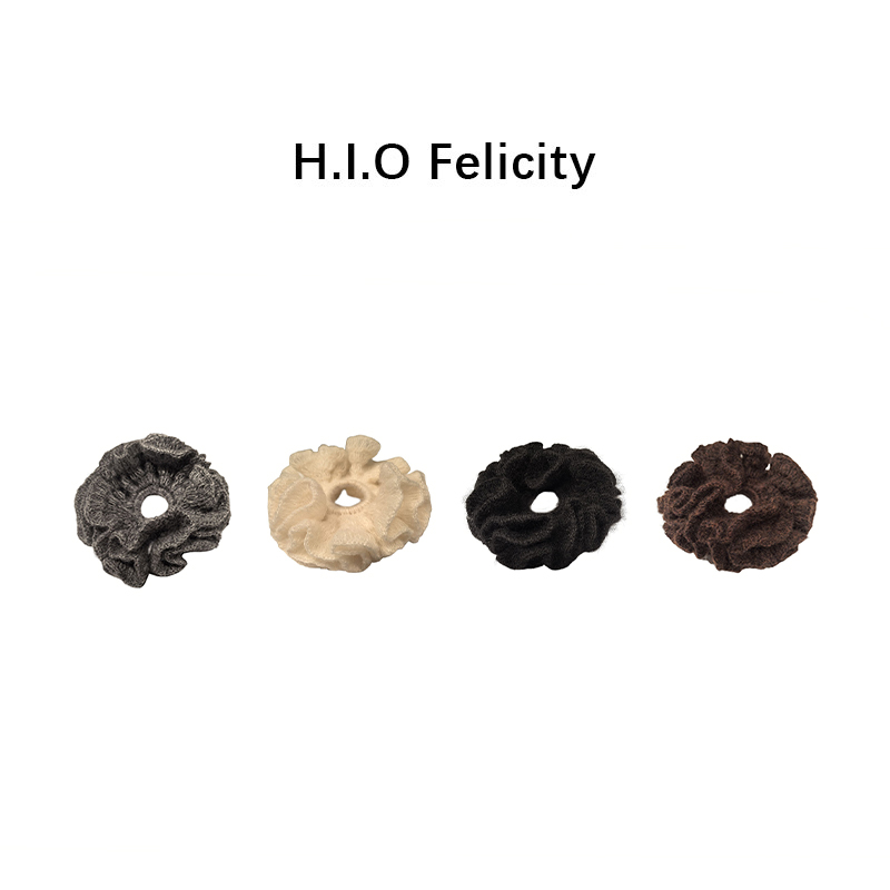 H.I.O Felicity 极简绒感花苞发圈FS52056