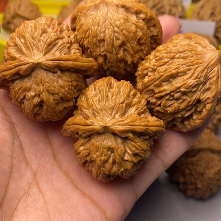 文玩核桃把件我****你2对核桃