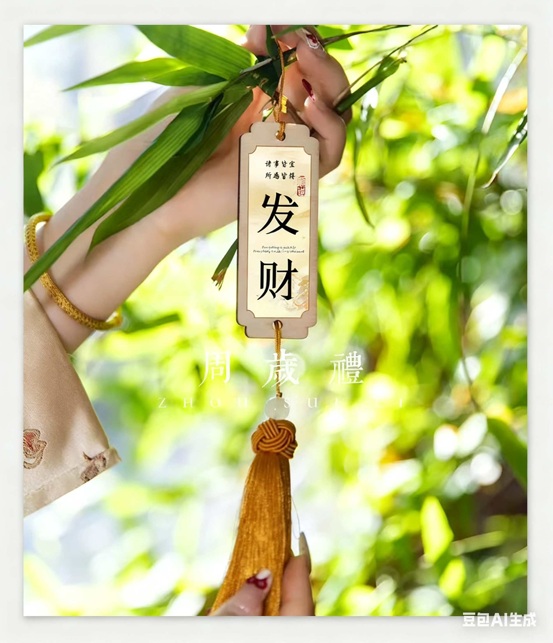 3号【老师推荐】精美生肖挂饰福袋挂饰可作装饰钱多多