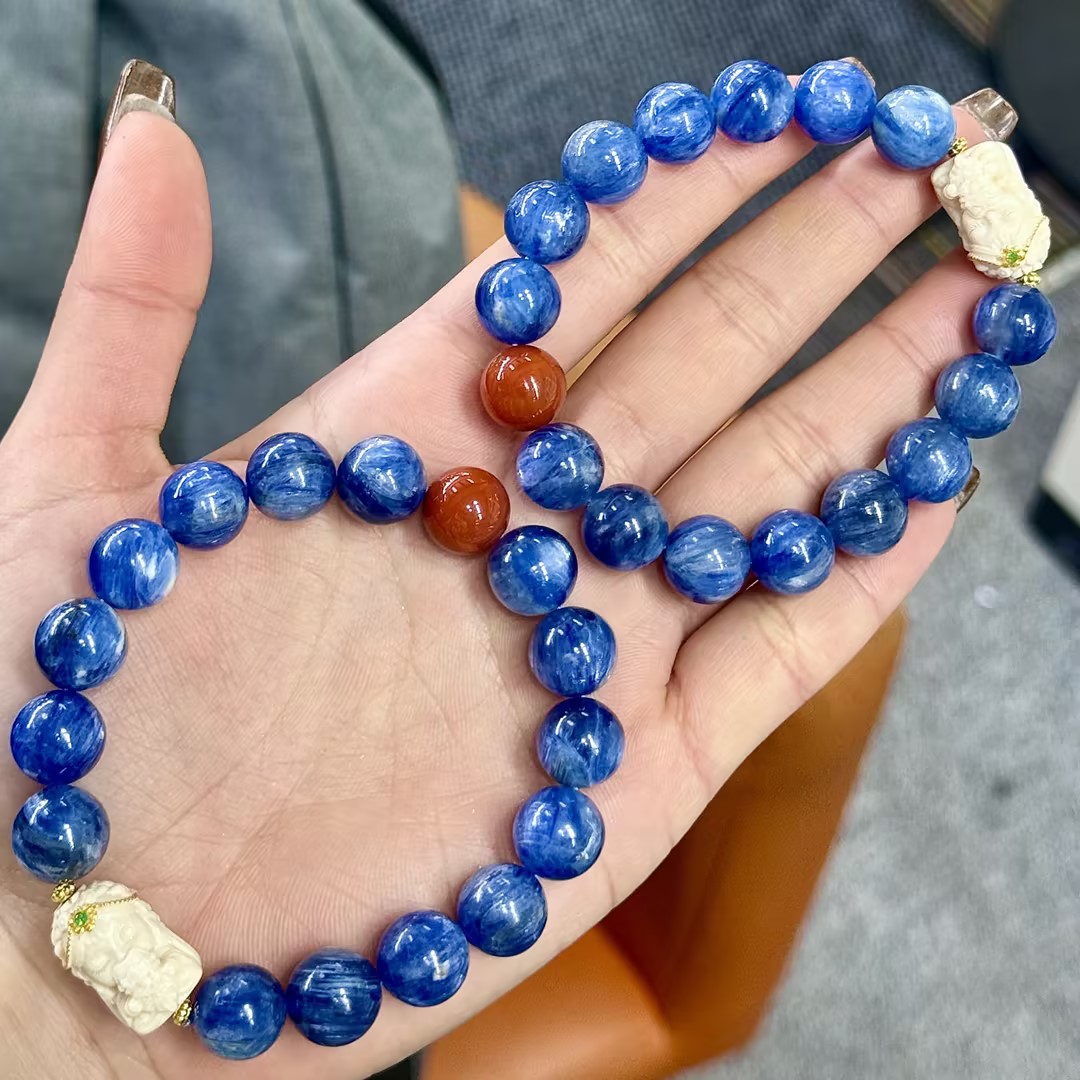 【ZY】蓝晶石DIY手串-约11mm（多样性发其一）