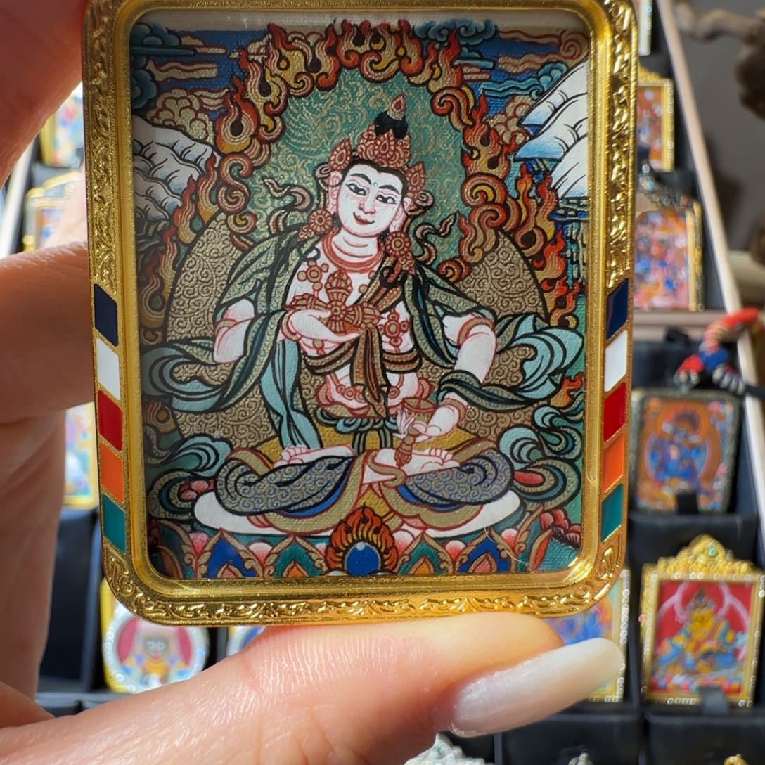 吊坠金刚萨埵热贡纯手绘