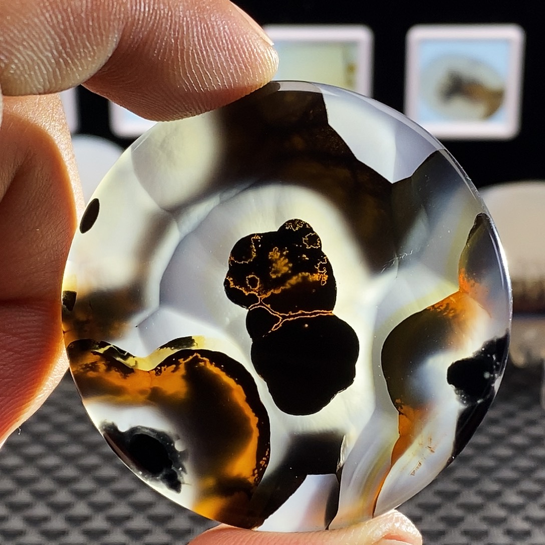 玛瑙/玉髓未镶嵌吊坠(不含链)910