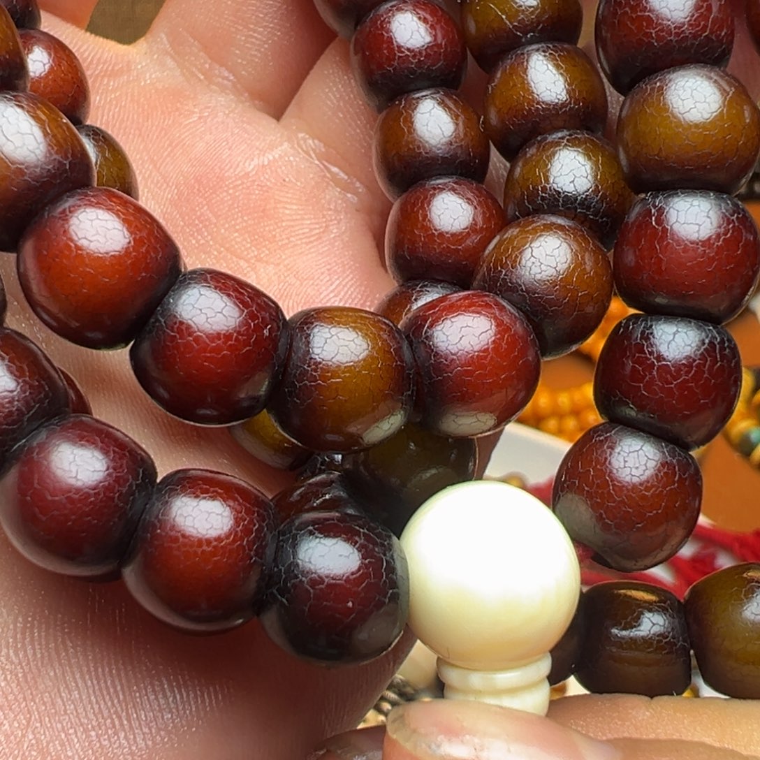 吊坠星月菩提手串