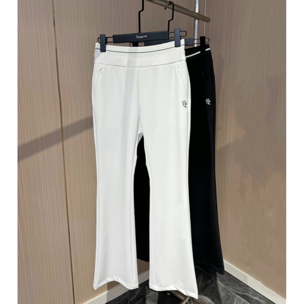 25高尔夫服装女夏季微喇高尔夫长裤女显瘦高腰高尔夫女裤速干透气