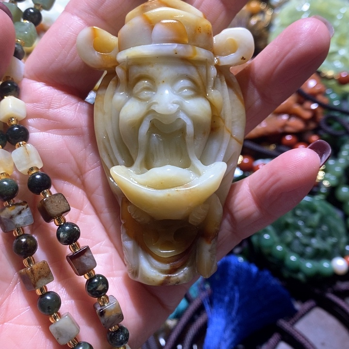 岫玉毛衣链未镶嵌