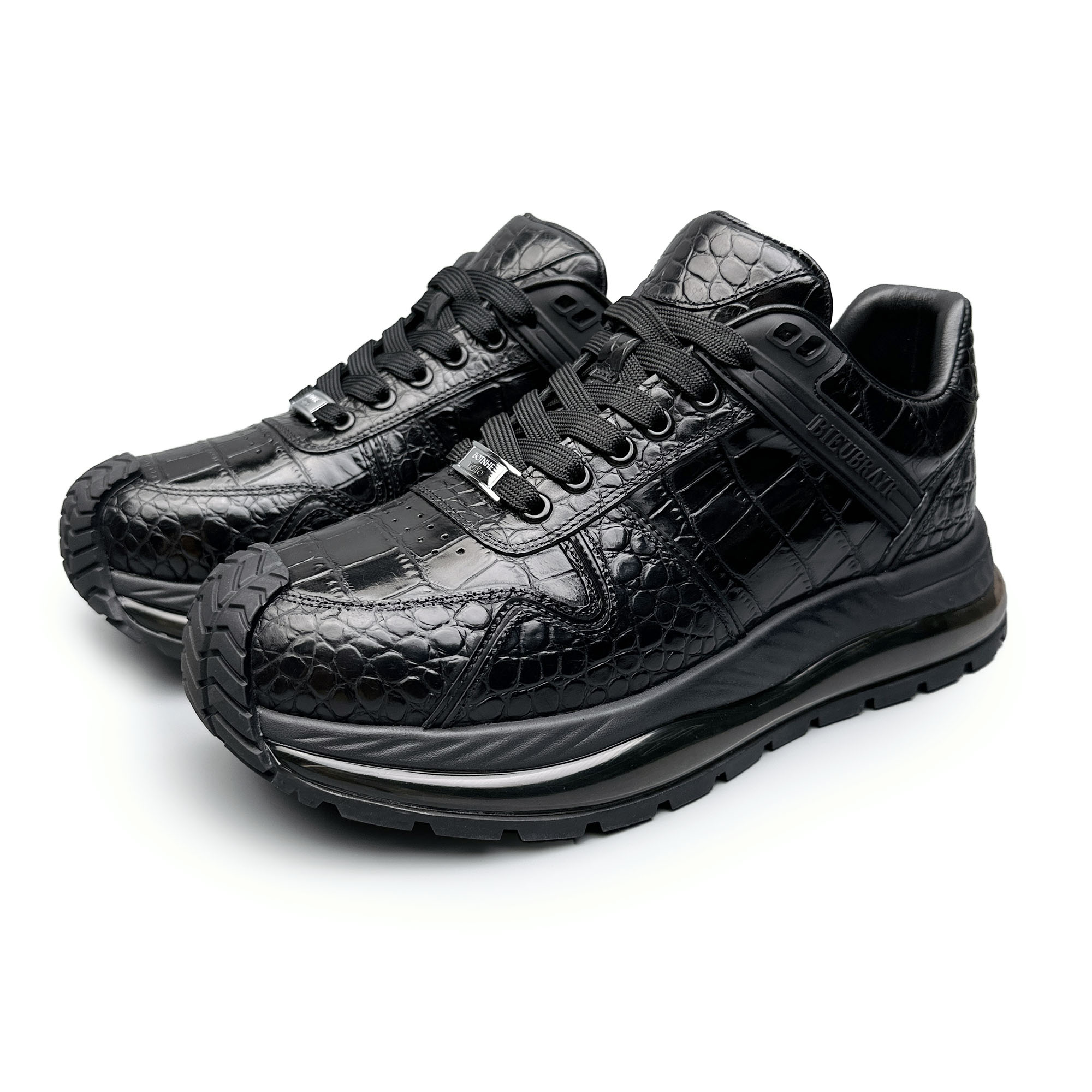 BIEUBRAYR/【气垫底小胖丁】秋季牛皮休闲运动时尚百搭男鞋舒适高端