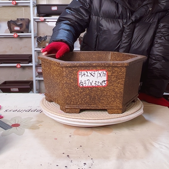 紫砂花盆紫砂花盆