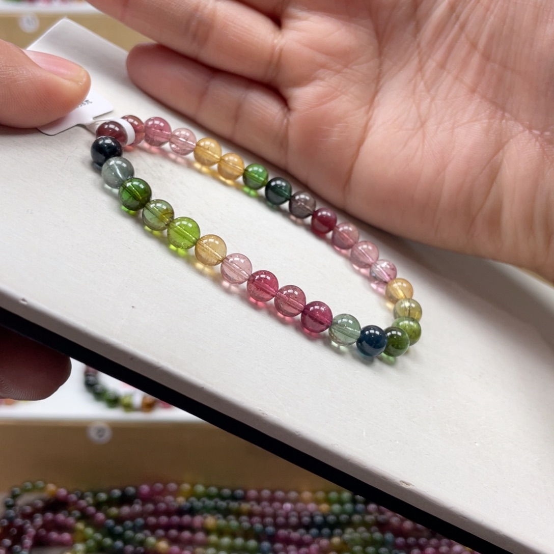 碧玺手串未镶嵌6.5mmmmmmmmmmmmmmmmmmmm