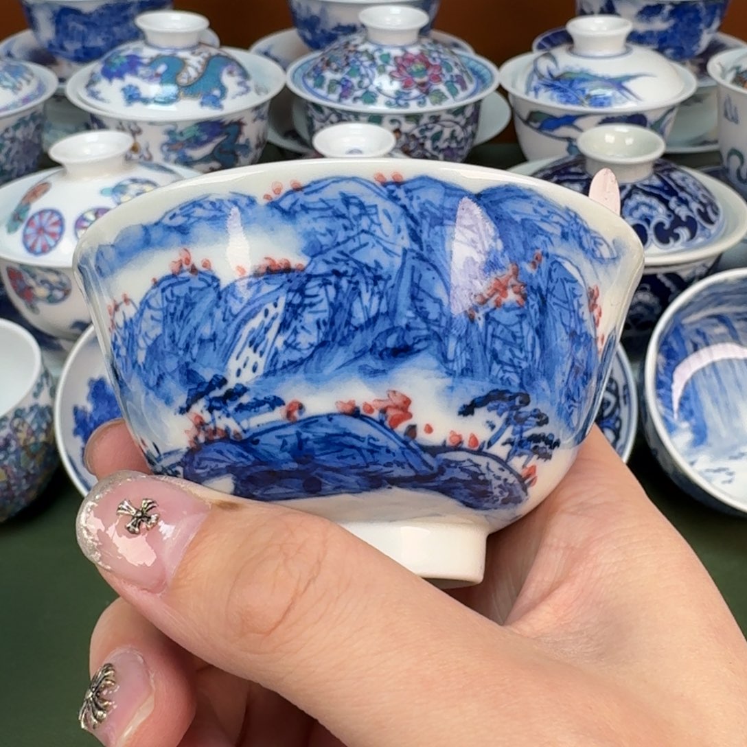 杯景德镇手工手绘茶具264