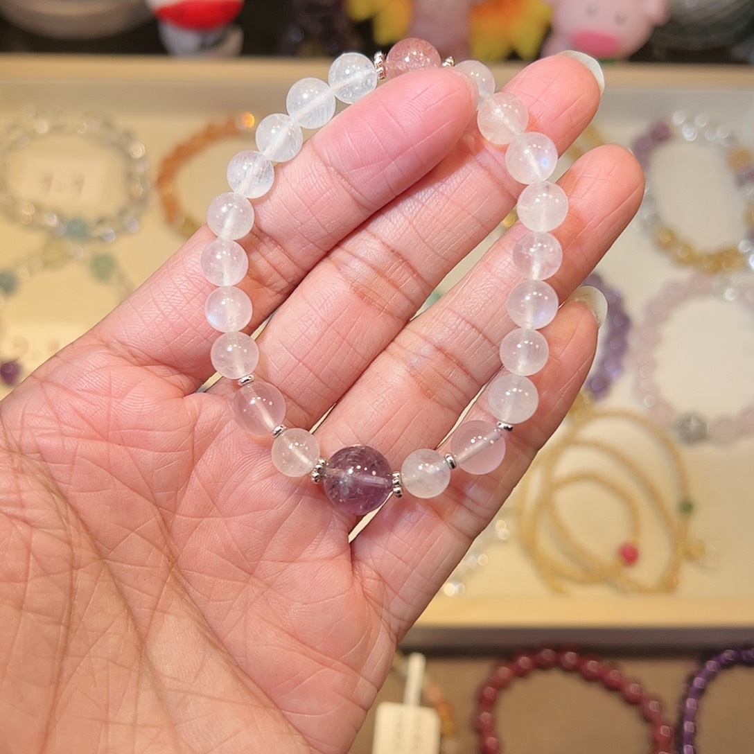 水晶手链未镶嵌月光