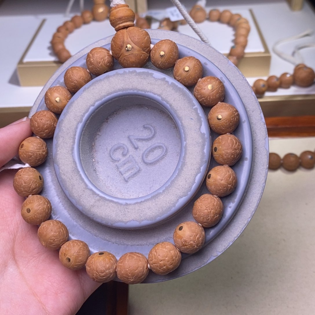 凤眼菩提手串12.5镶钉款