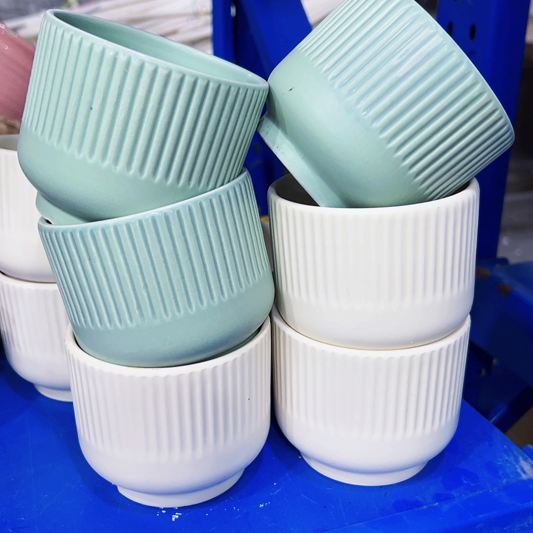 外贸尾单陶瓷花盆凑单10米包邮