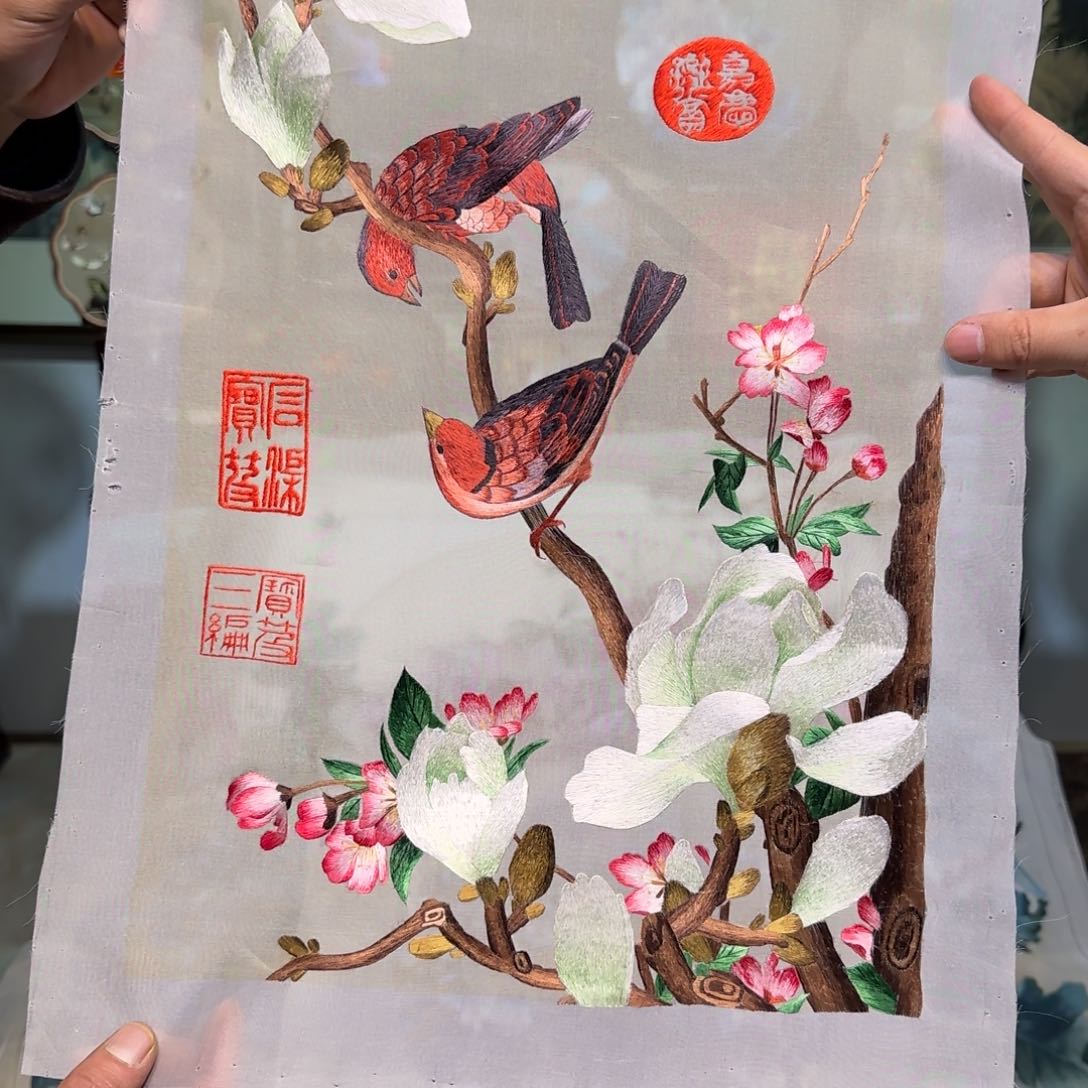 刺绣刺绣工艺精湛