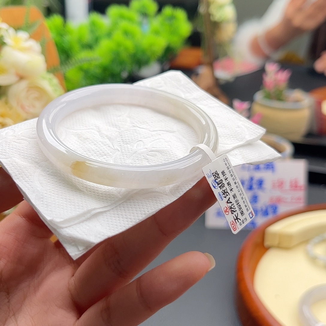 翡翠未镶嵌手镯52-53号17