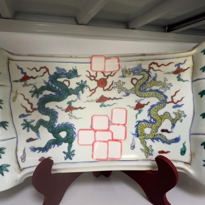 其他陶精美瓷器斗彩龙纹瓷器