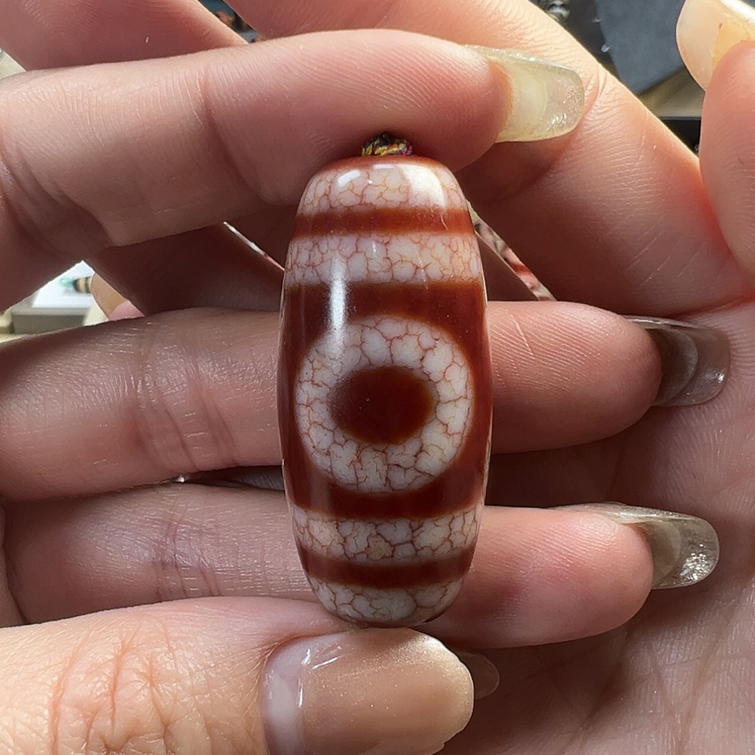 玛瑙/玉髓未镶嵌珠宝半成品吴老龙麟凤血宝盖三