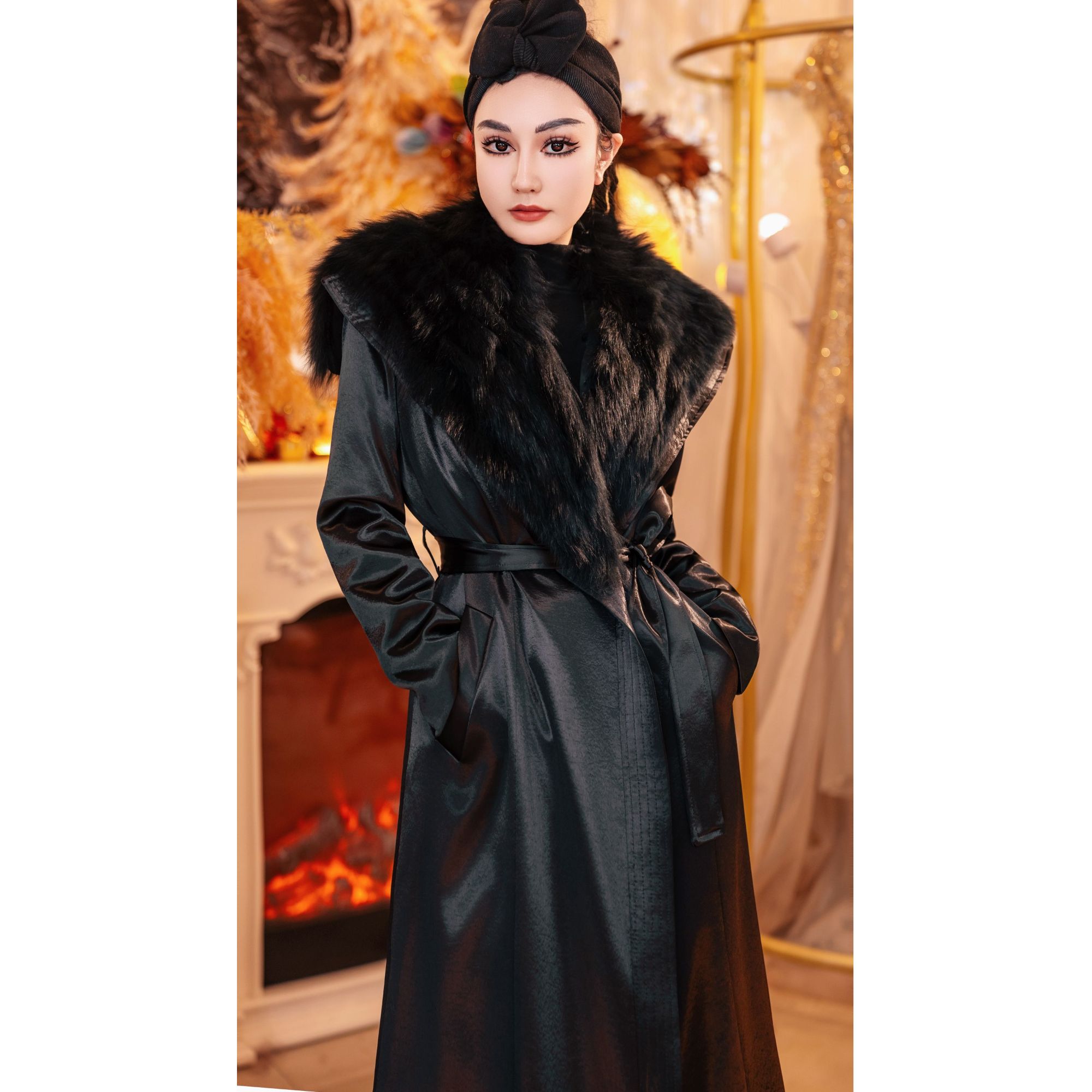 【星姐推荐】星原创高级定制【暗夜女神】设计师款小众轻奢名媛外套