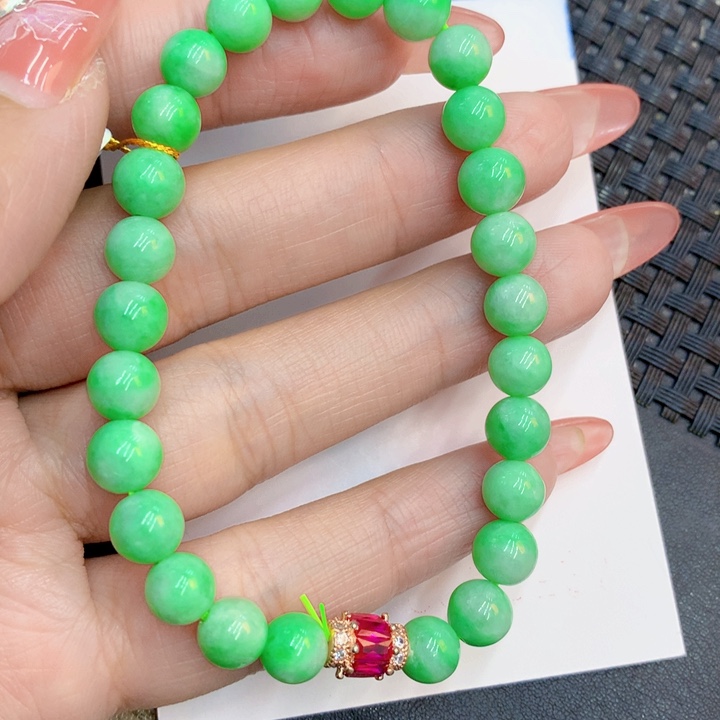 颈饰未镶嵌翡翠天然翡翠