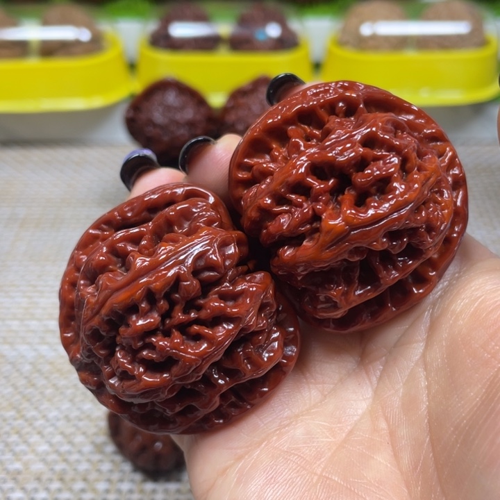 文玩核桃把件45大粗筋