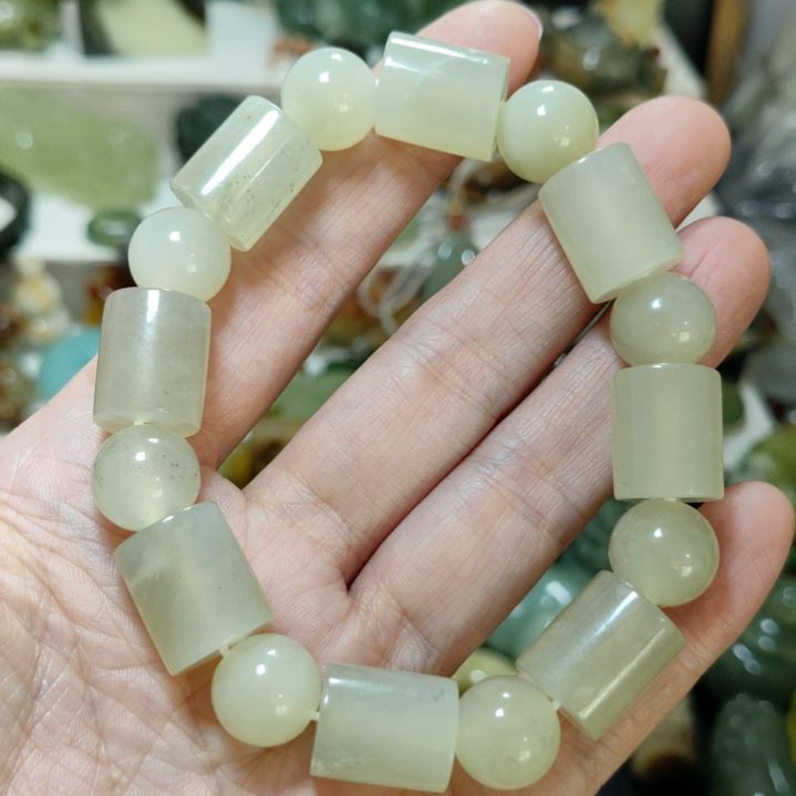 岫玉手串款式未镶嵌