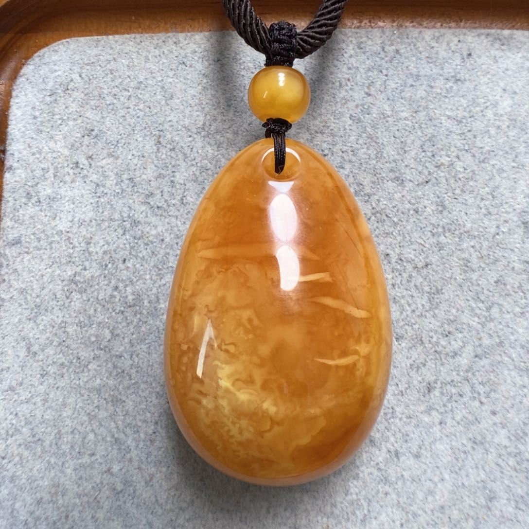 蜜蜡项链未镶嵌蜜蜡吊坠