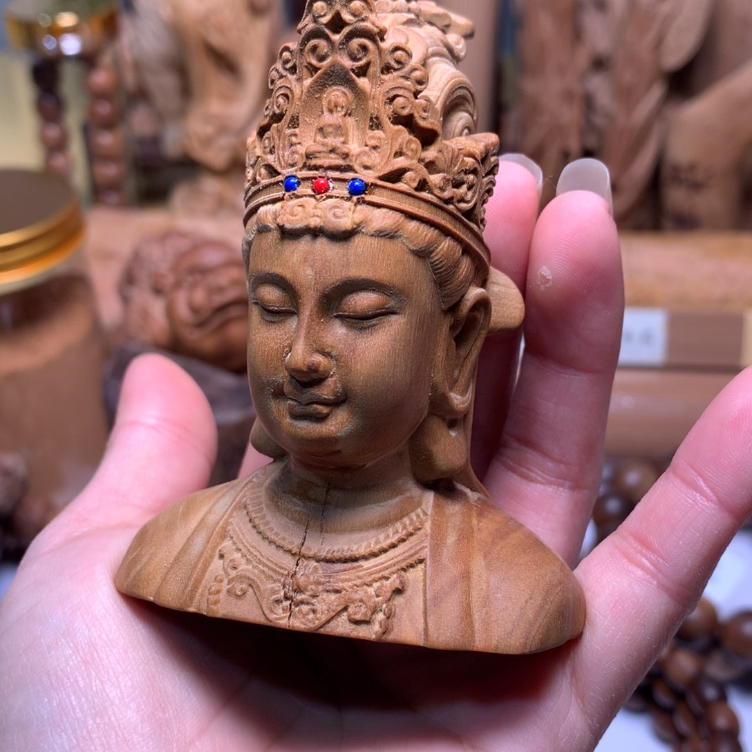 檀香木手串/手链青****?老山檀香雕刻件