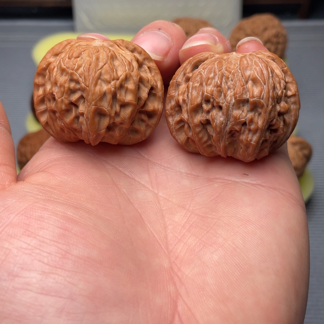 把件文玩核桃磨盘41编号058